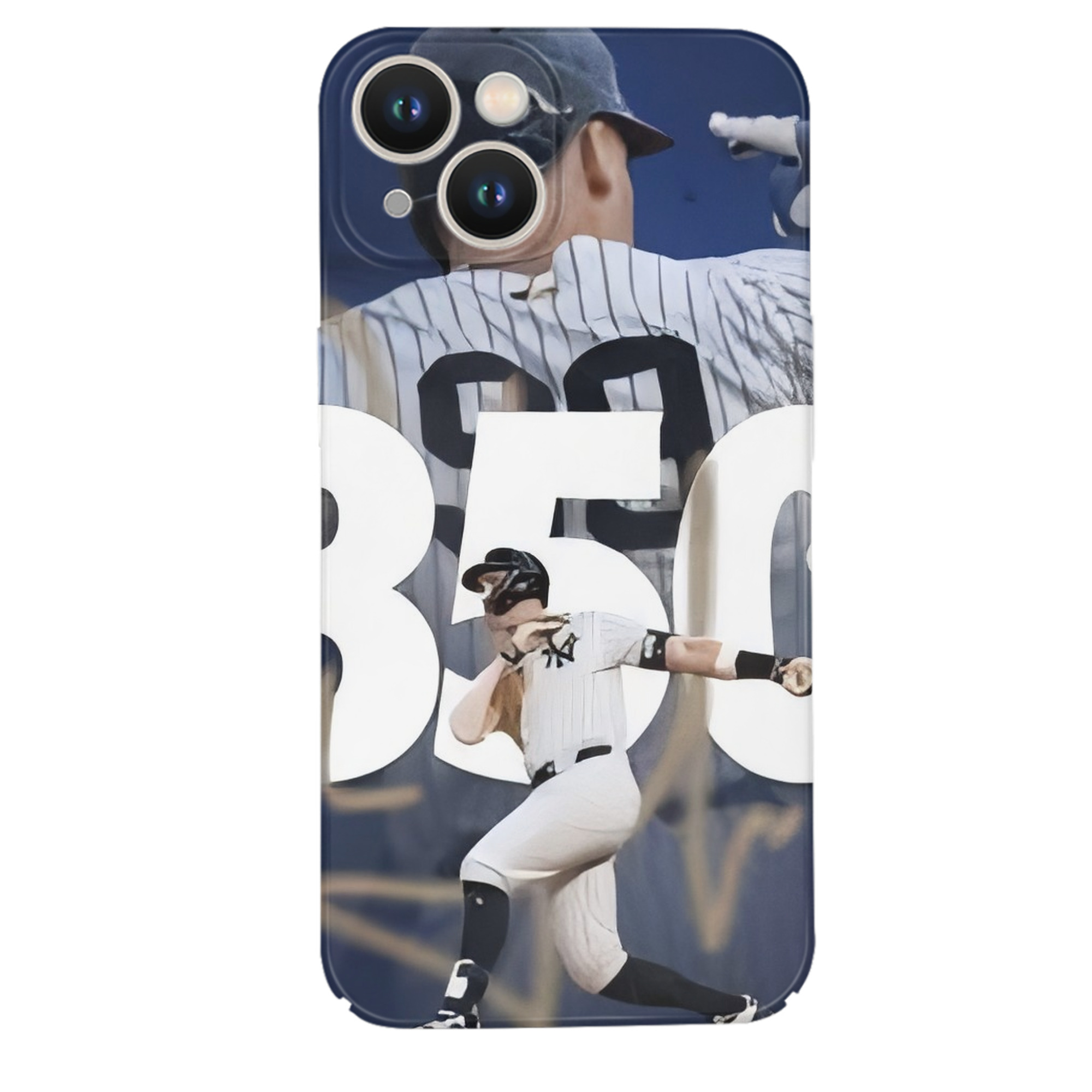 Aaron Judge's 350th Career Home Runs IPhone 14 Series Full-Cover Hard Case – Shockproof With Raised Camera Protection – Precise Cutouts, Wireless Charging Compatible – Durable, Anti-Yellowing, Easy To Clean